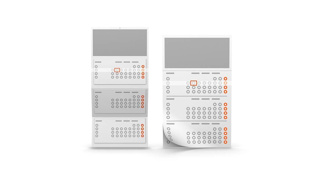 Maandkalenders meerdere kleuren