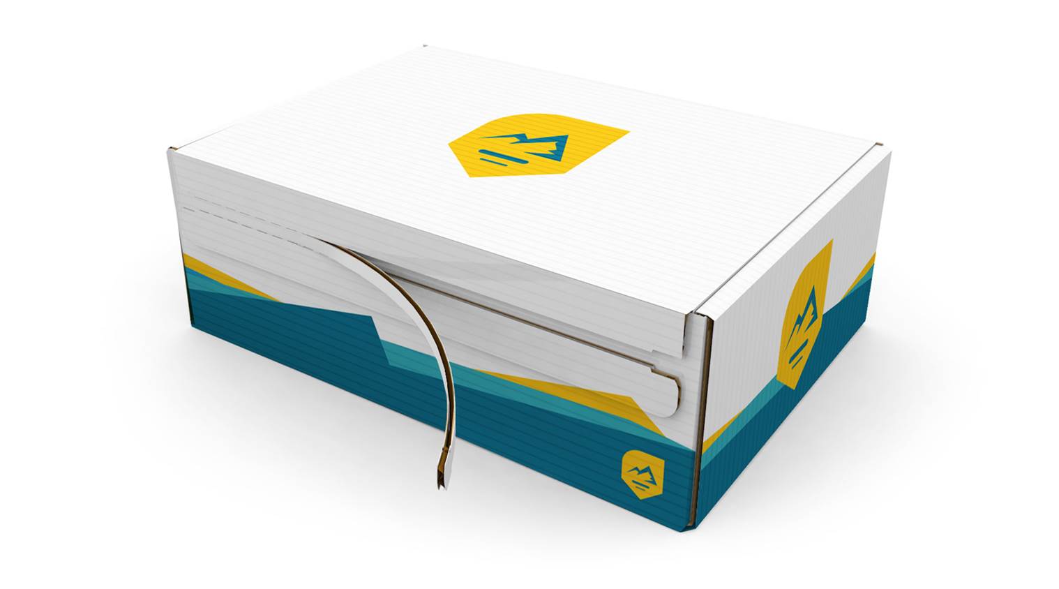 Verzenddoos met scheurstrip