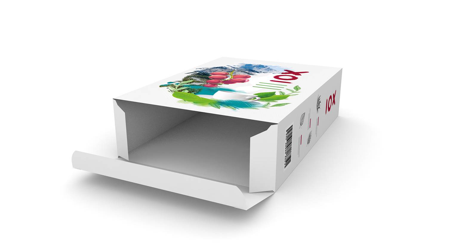 Vouwdoos met klepsluiting bodem/deksel