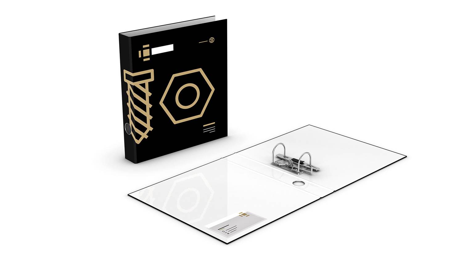 Insteekhoes voor visitekaartje