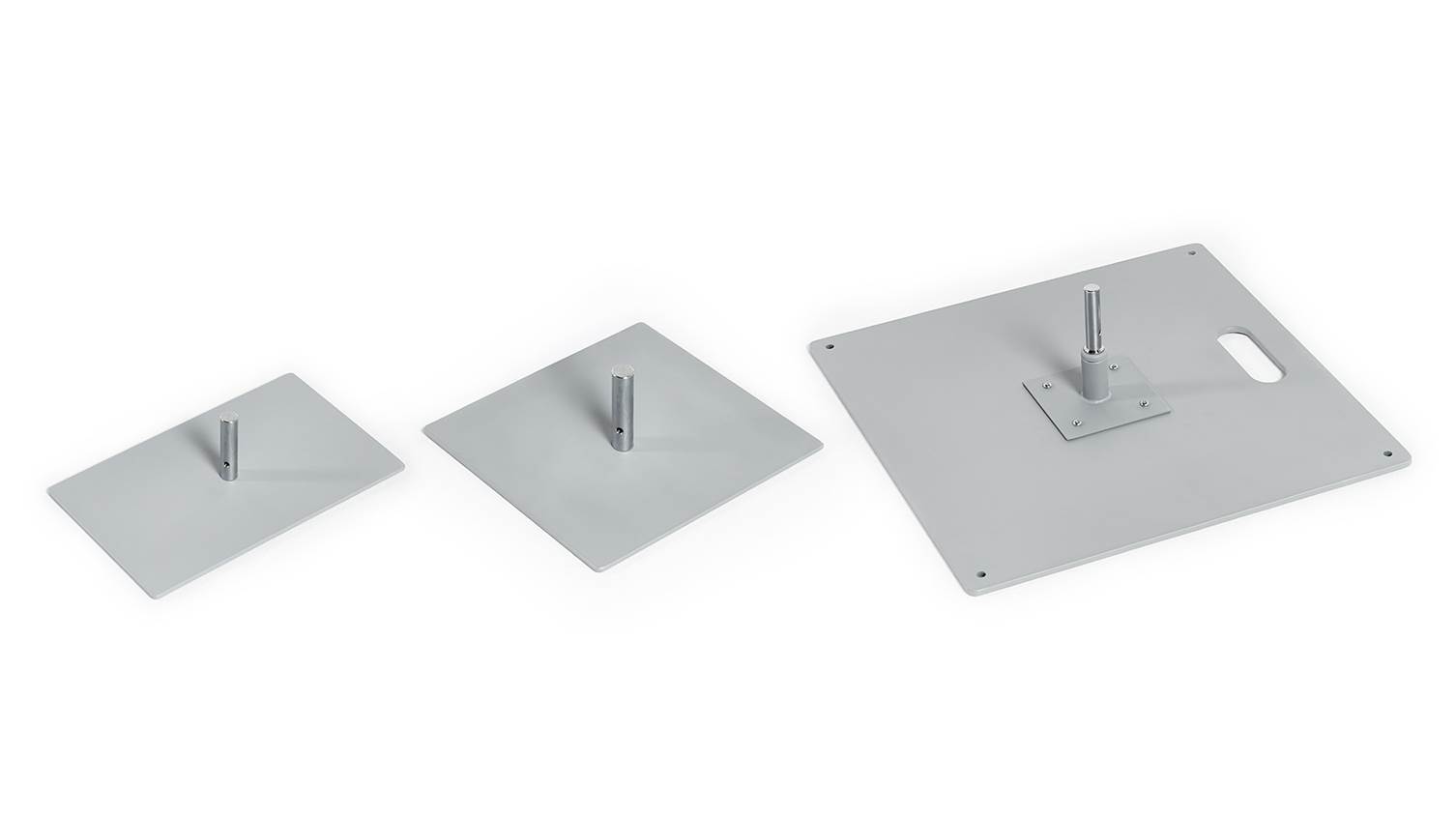 Beachflag standplaten alle maten details